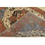 One-of-a-Kind Rectangle 9'10" X 14' New Age Wool Area Rug in Blue/Ivory/Orange
