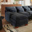 Canapé modulaire en chenille 112 po-7304208