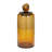 Fulga Handcrafted Glass Vase with Decorative Lid - Modern Art Glass Accent for Home Decor-93456907