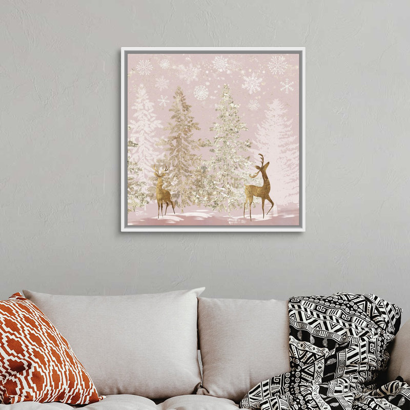 «Most Wonderful Time», reproduction d'art sur toile, Impression encadrée, H 32 po x l 32 po, Blanc