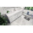 Marche 83.4 " W Double Vanity Bathroom Vanity With Acrylic Top-486424862-485767067