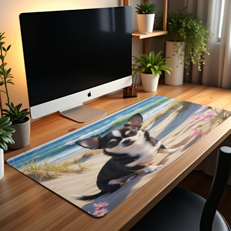 Polyester Desk Pad, 31.5x15.5