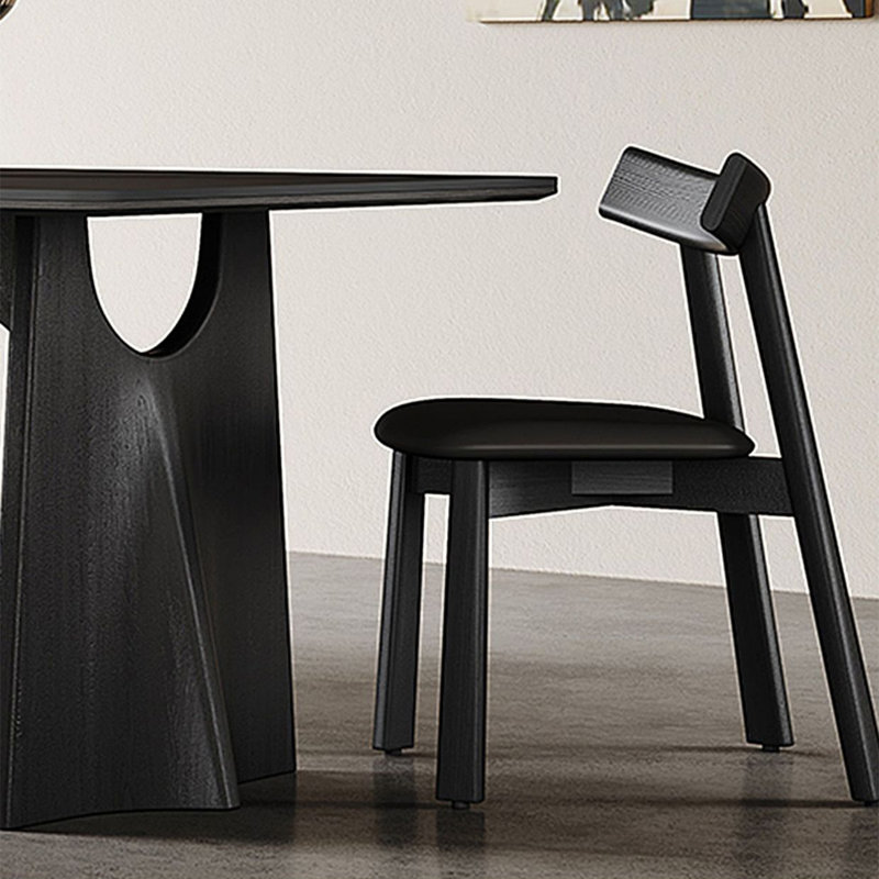 Table de salle à manger rétro avec plaque de roche Wabi-Sabi, H 29,5 po x L 59,1 po x l 31,5 po
