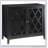 Black Console Table with Shelf Inside