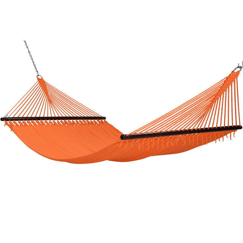 Hamac double à barre d'écartement Blanco, Orange
