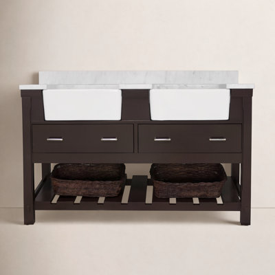 Ensemble de meuble-lavabo double 60 po Hitton