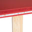 Lit plateforme en bois pour voiture de course avec DEL et dossier rembourré, rouge-1196194924