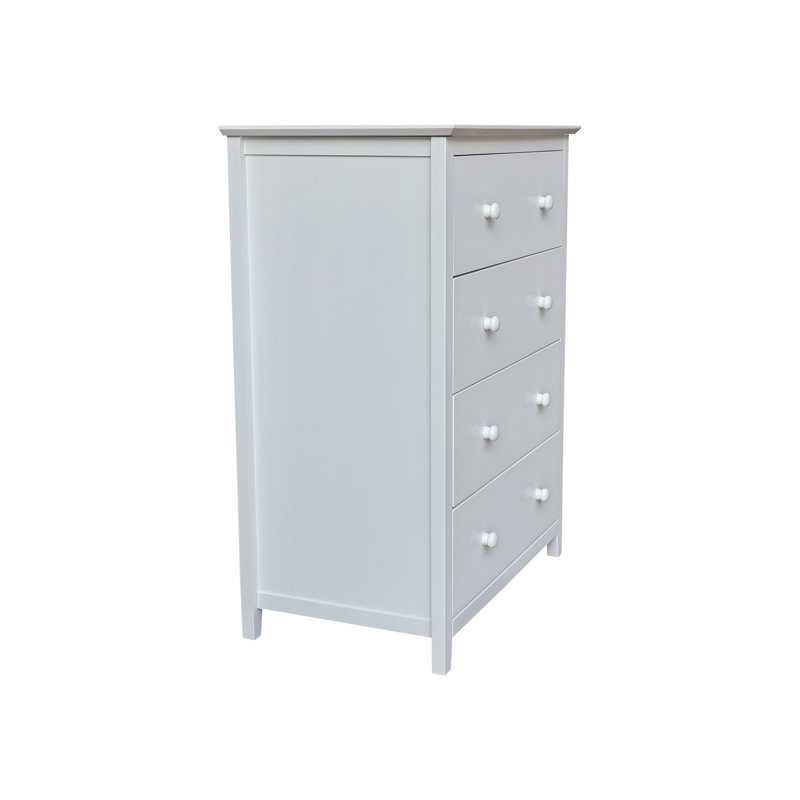 Commode 4 tiroirs Calumet Heimann, Blanc