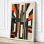 Industrial Geometry Geometric - Wrapped Canvas-1229420085-1229420087