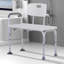 Adjustable Shower Chair & Bath Transfer Bench – Non-Slip With Armrest, Backrest, 300 Lbs Capacity