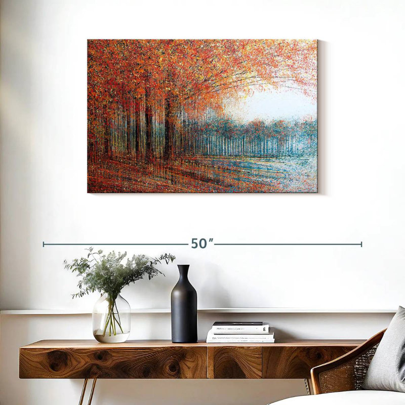 Avery les arbres rouges, H 24 po x l 36 po