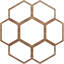 Médaillon de plafond en bois Florin-63411884-63411865