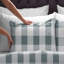 Ensemble de housse de couette en flanelle de coton brossé 180 g / m² Pointehaven-117336820-117336826