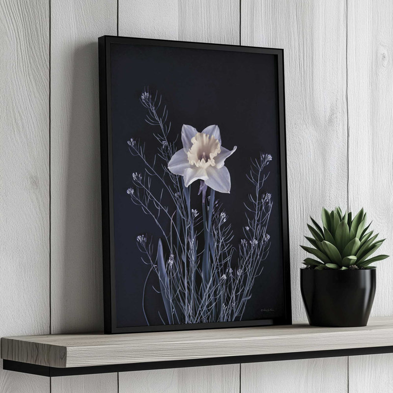 «Spring Gathering IV» par Robin-Lee Vieira, reproduction d'art, 8 W x 12 H, White, Framed Print