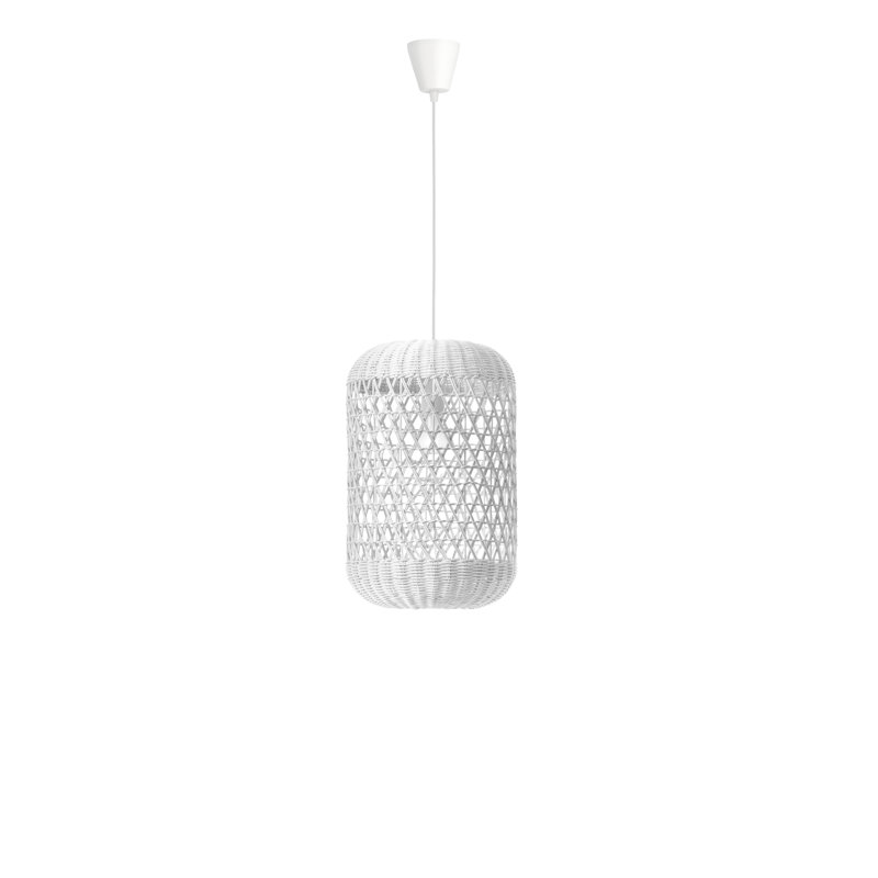 Aurora 1 - Light Cylinder Pendant, White