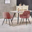 Modern Velvet/Linen Upholstered Dining Chair With Arm-327538289