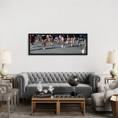 « chicago marathon, chicago, illinois », reproduction de photo sur toile
