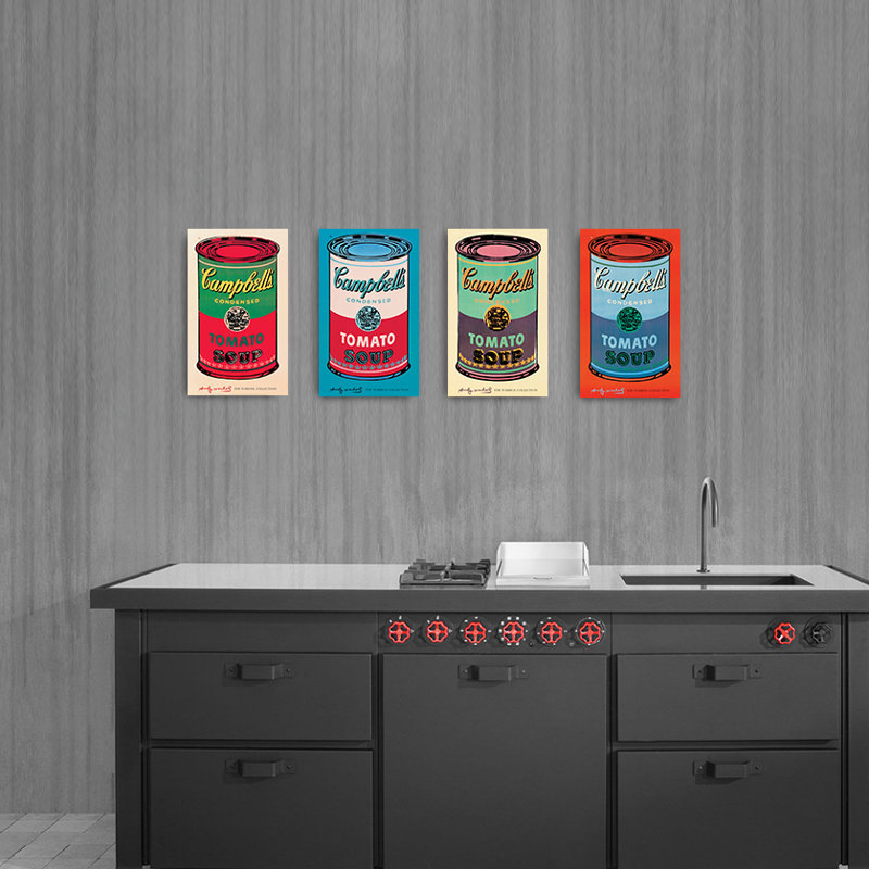 Andy Warhol - No Frame Print on Wood, 101cm H x 61cm W x 1.8cm D