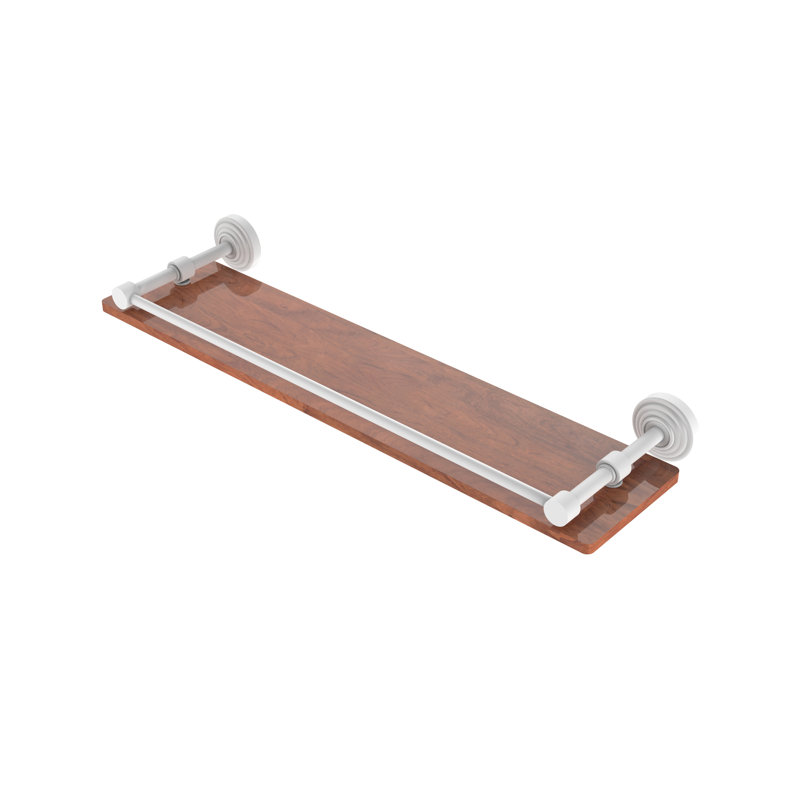 Beresford Bracket Shelf, Matte White, 3" H x 22" W x 5" D
