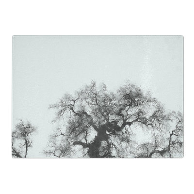 Tempered Glass Old Oak Tree Chopping Board