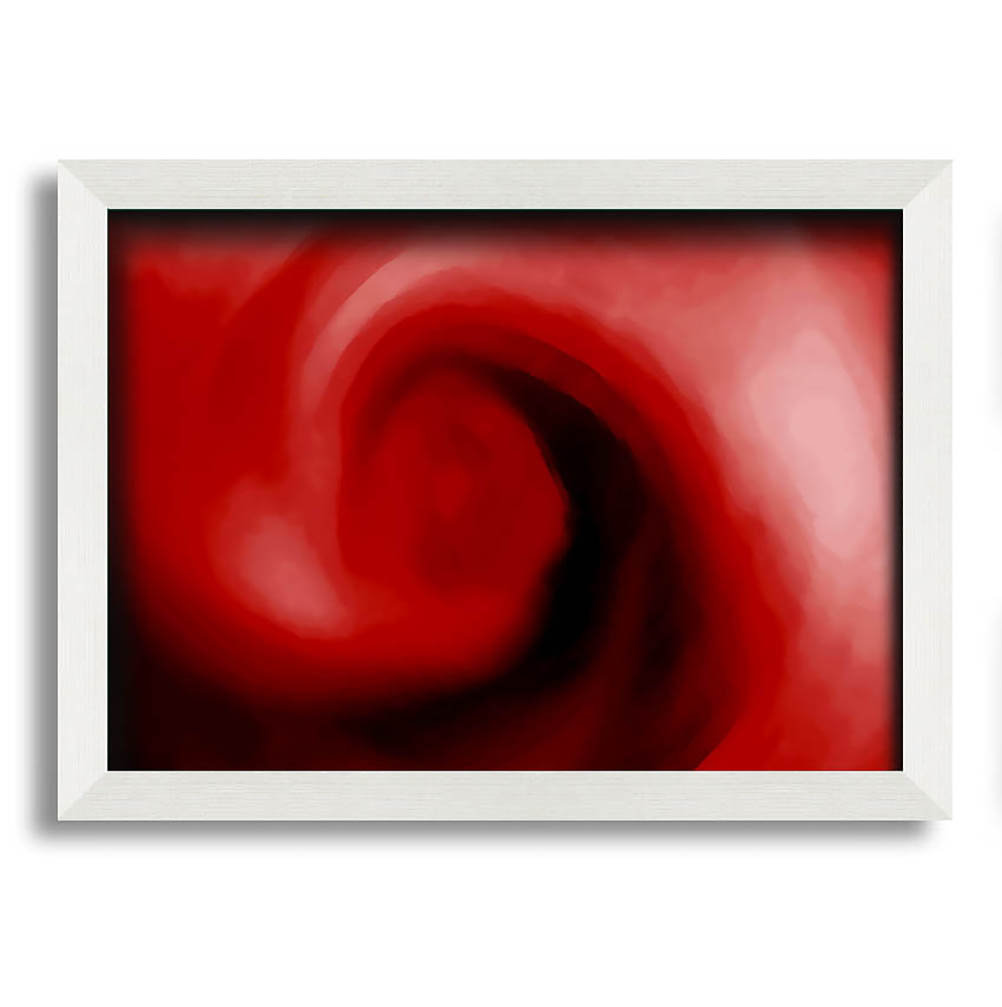 Gerahmtes Leinwandbild Hurricane Red