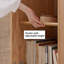 Armoire d'appoint en bois massif Cameika