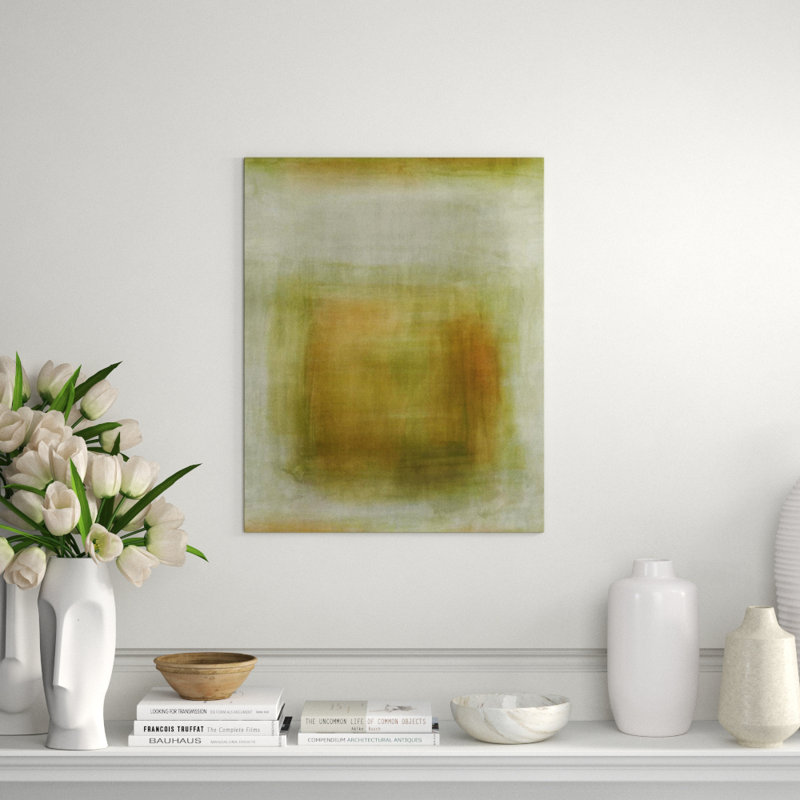 Subtle Appearance II Painting by Sofia Fox, Glass Coat, 30" H x 24" W x 1.5" D