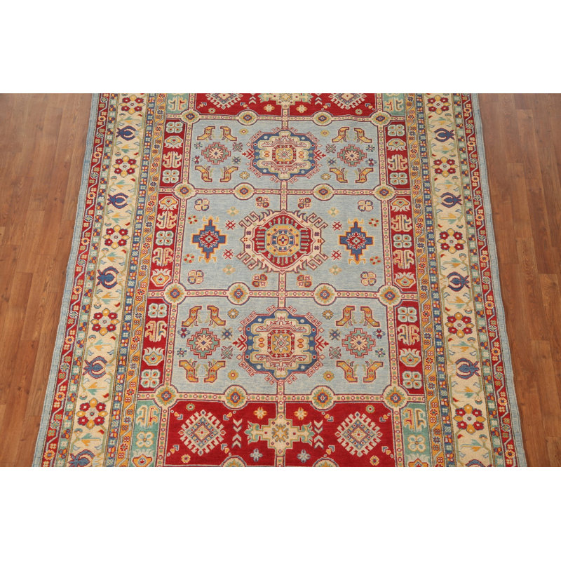 Handmade Kazak Oriental Area Rug 7x10