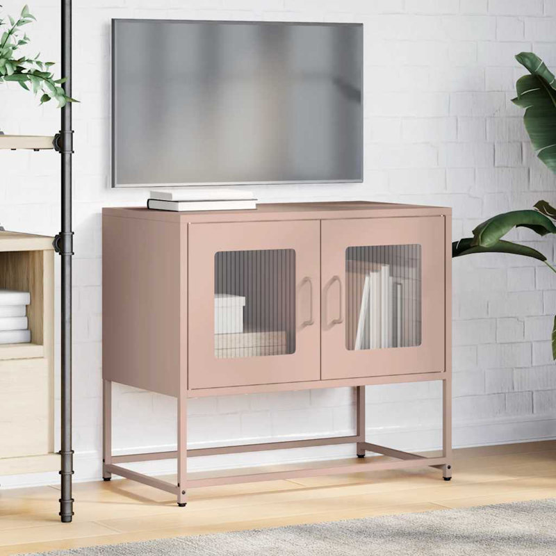 Amrina TV Stand for TVs up to 28", Pink