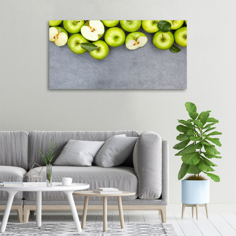 Green Apples - Print, Canvas, 50cm H x 100cm W x 2cm D
