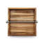 Porte-serviettes en bois d'acacia