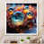 White Single Picture Framed