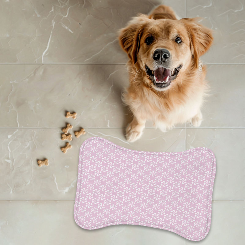 Light Gleam - 1 Piece Bone Shape Feeding Mat