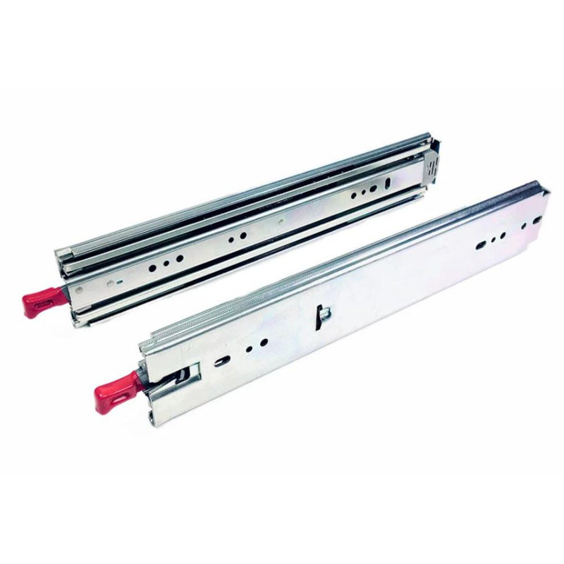 Heavy-Duty Full Extension Side Mount Metal Drawer Slide with Locking Mechanism, 3" H x 22" W x 5" D