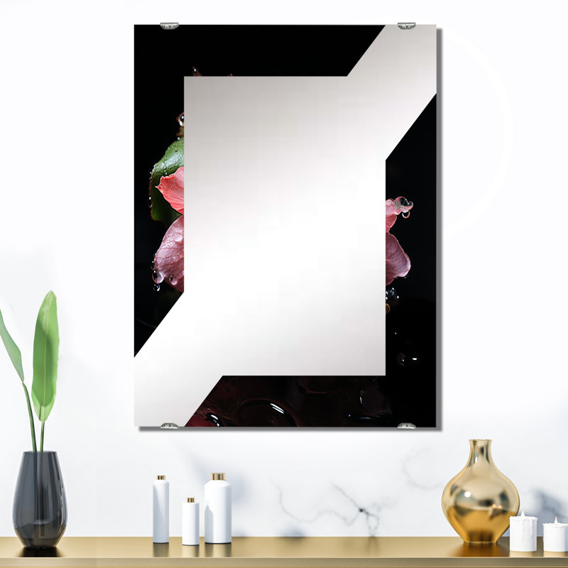 Kemry - Miroir mural fuchsia, 32 po x 24 po
