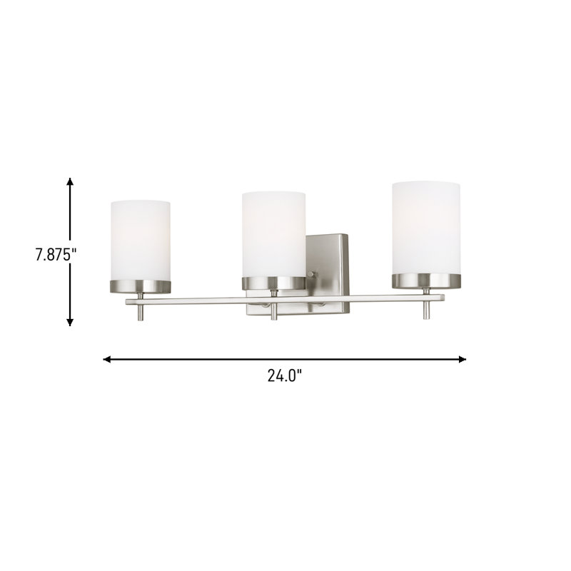 Dimmable Vanity Light, Brushed Nickel, No, 3