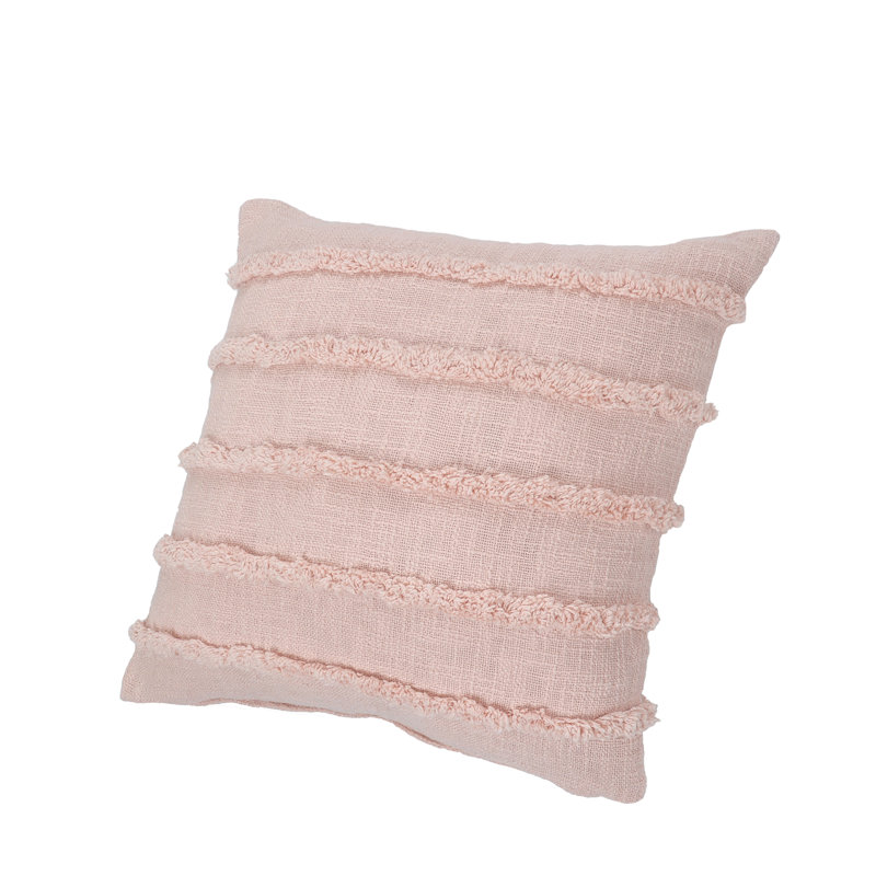 Pearl Blush 20'' Square Over-Tufted Decorative Pillow Set