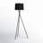 Olivine 61.5'' Black Tripod Floor Lamp
