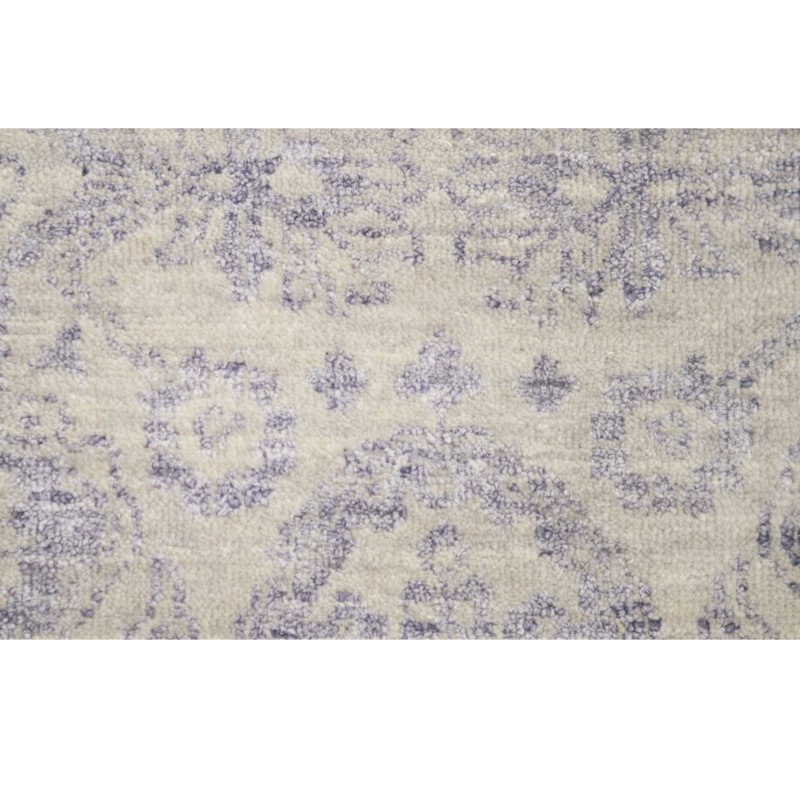 Hand Woven Wool Floral Area Rug