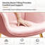 Velvet With Footstool Armchair