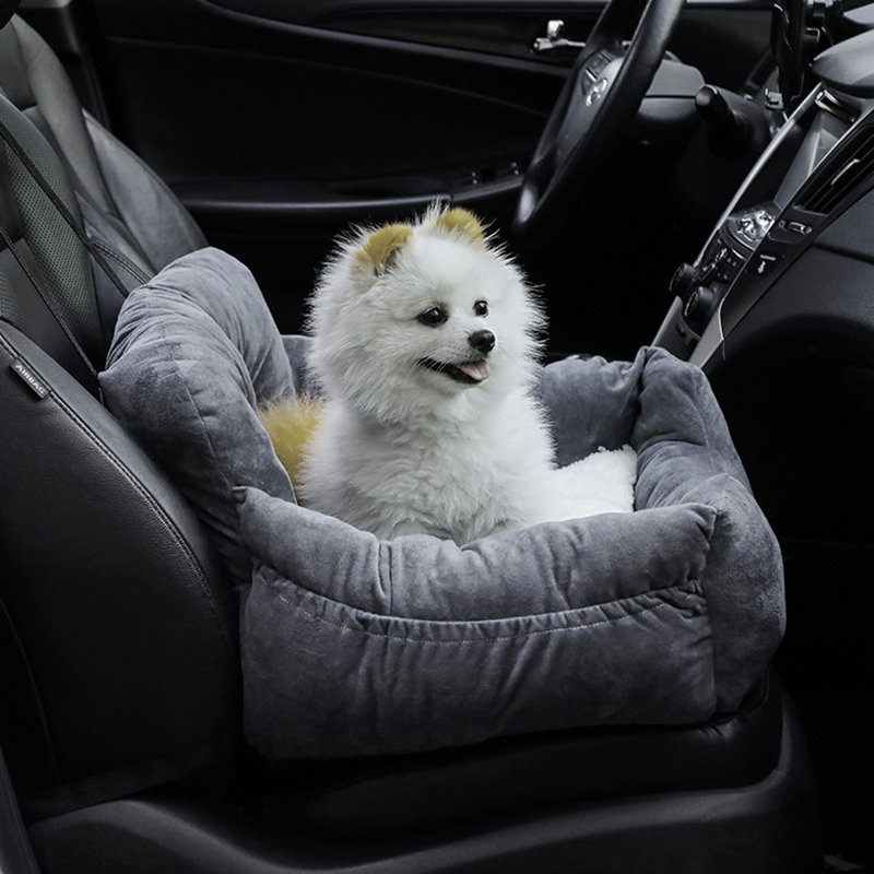 Bolster Cushion Fleece Pet Bed Dog Nest