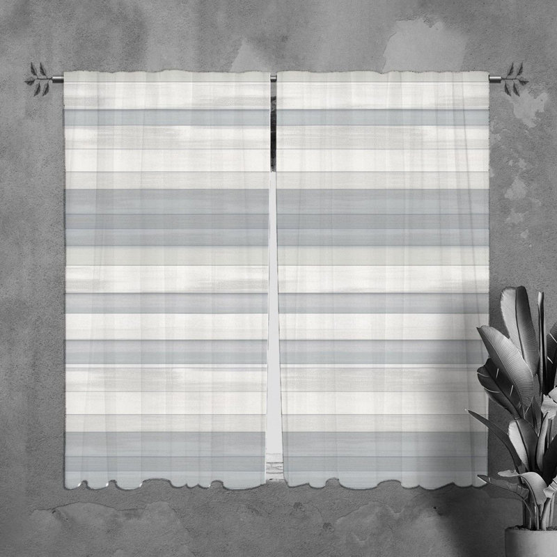Paire de rideaux obscurcissant en polyester Latease, L 40 po x L 61 po
