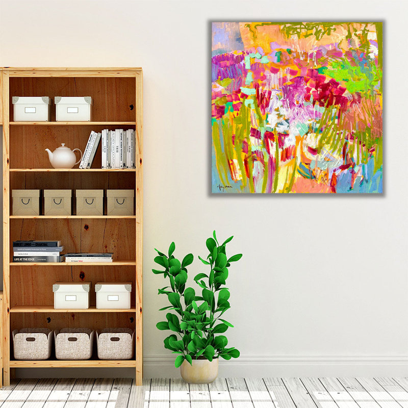 «From My Garden Window III», reproduction d'art sur toile, H 40 po x l 40 po