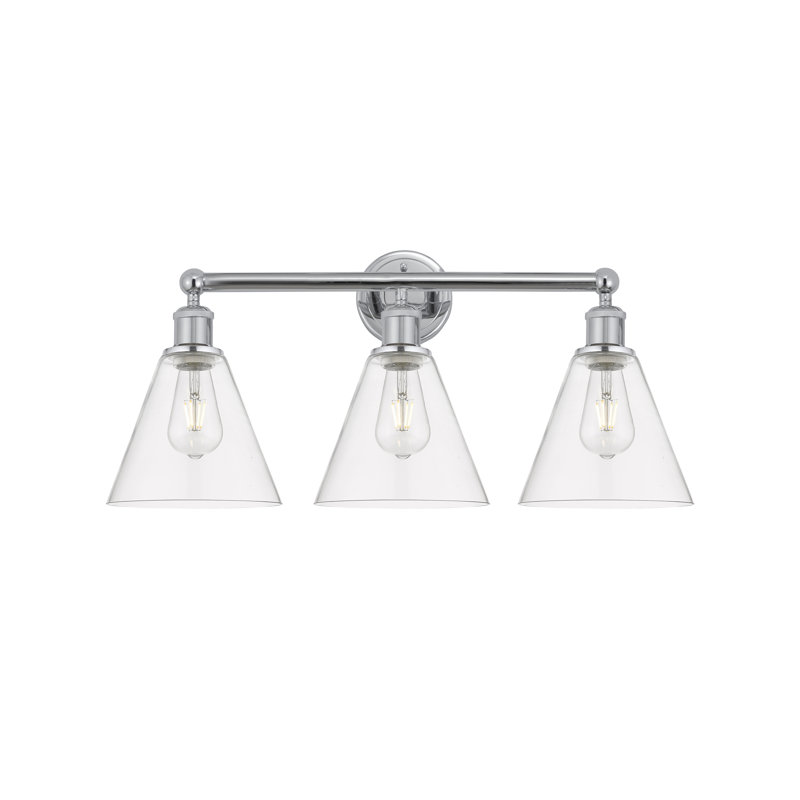 Beva 3 - Light Dimmable Vanity Light, Clear, Polished Chrome