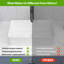 LEPUDAY 5.5'' White Ceramic Rectangular Bathroom Sink