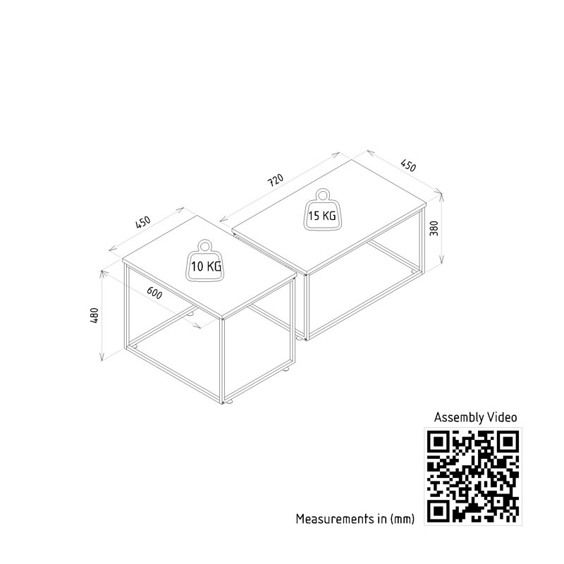 Lauren-Mae Frame Coffee Table