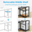Antinarelli Metal Base Computer Table-1727814509