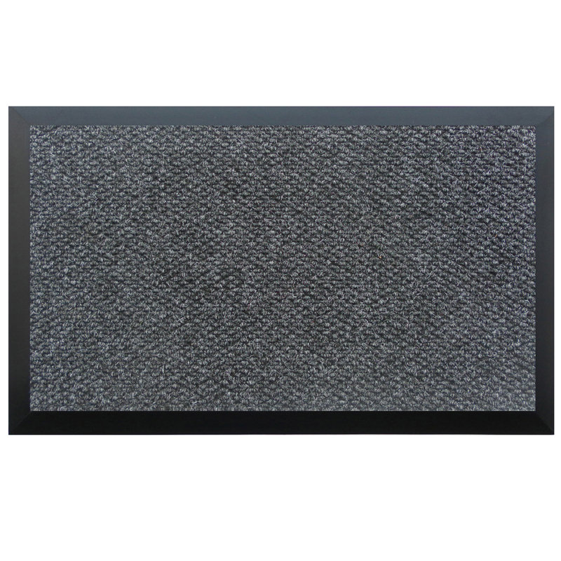 Paillasson d'extérieur antidérapant uni, Anthracite, 6 pi x 10 pi