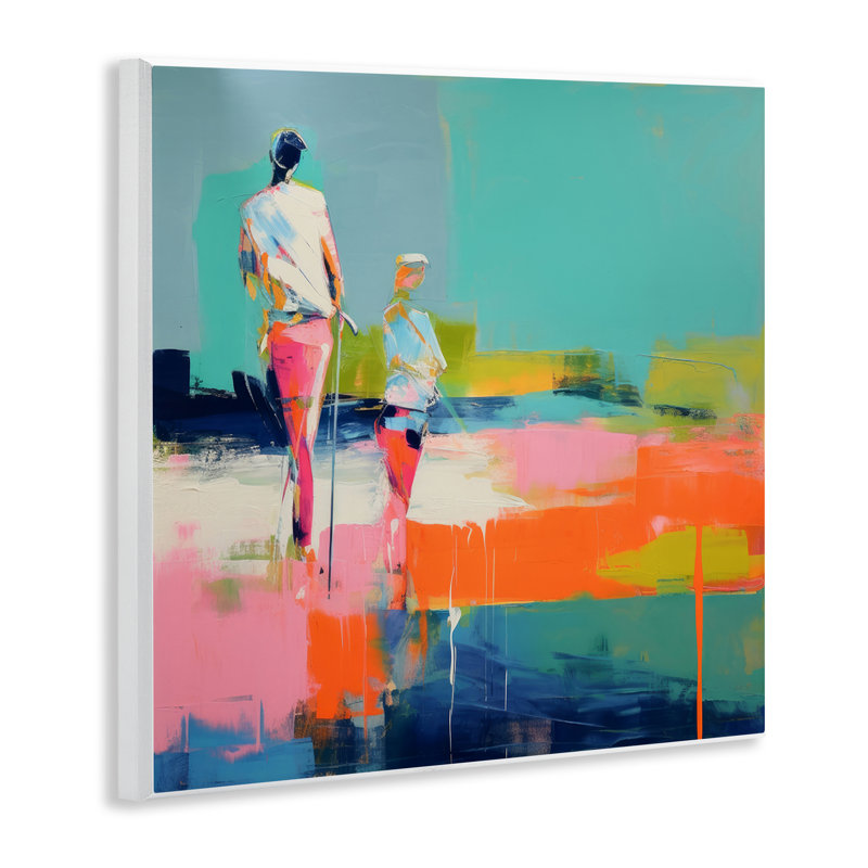 «People Golfing Abstraction» par Irena Orlov