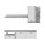 Coldwell TV Stand for TVs up to 55"